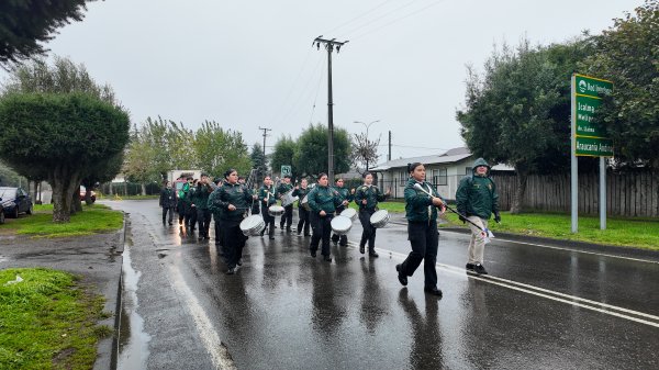 Banda de Guerra Arturo Prat conmemoró 39 años de historia y tradición